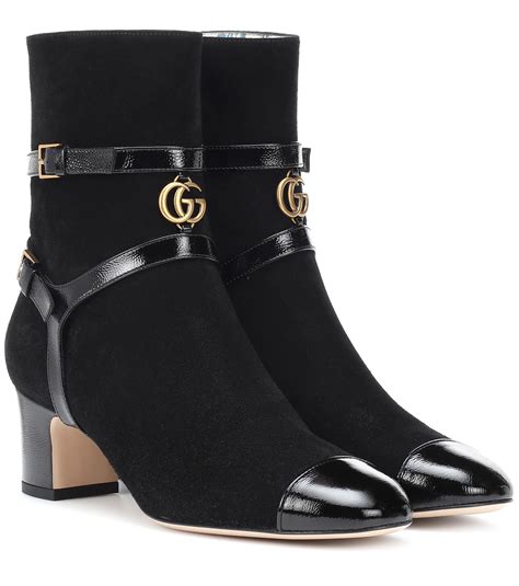 gucci ankle boots suede